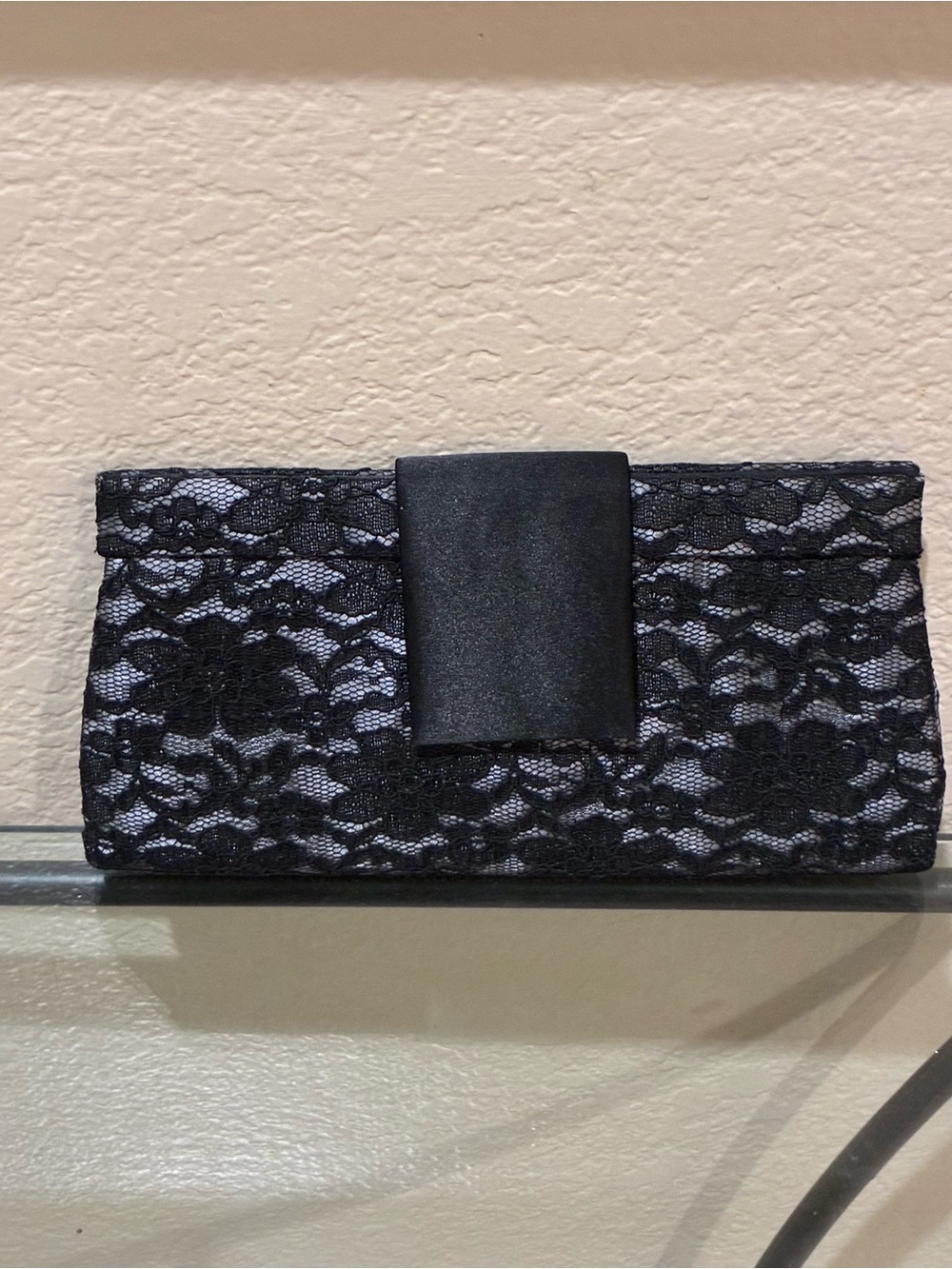 Ebisu vintage Black Lace Evening Clutch